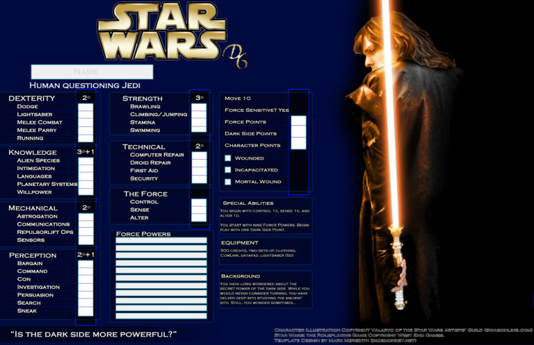 Star Wars D6 Templates – Dice Monkey